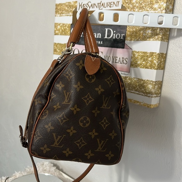 Louis Vuitton The French Co Made in USA Vintage Monogram Speedy 30 with … - Picture 6 of 17